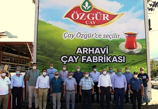 Özgürçay'ın  Arhavi Çay  Fabrikası'nın Açılışı Yapıldı.